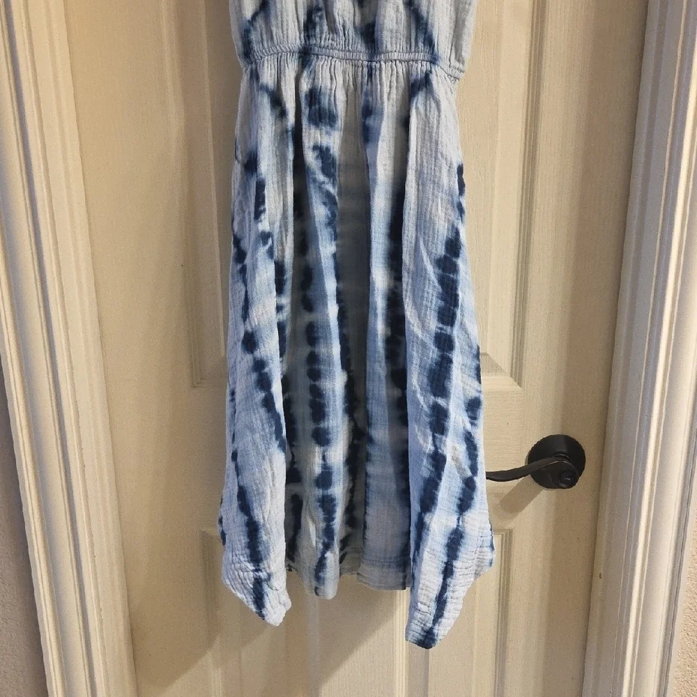 GAP Blue Tie-Dye Dress